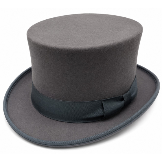 Chapeau Haut De Forme Major Gris - Traclet