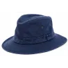 Chapeau Safari Grignan Marine Coton UPF 50+ - Crambes