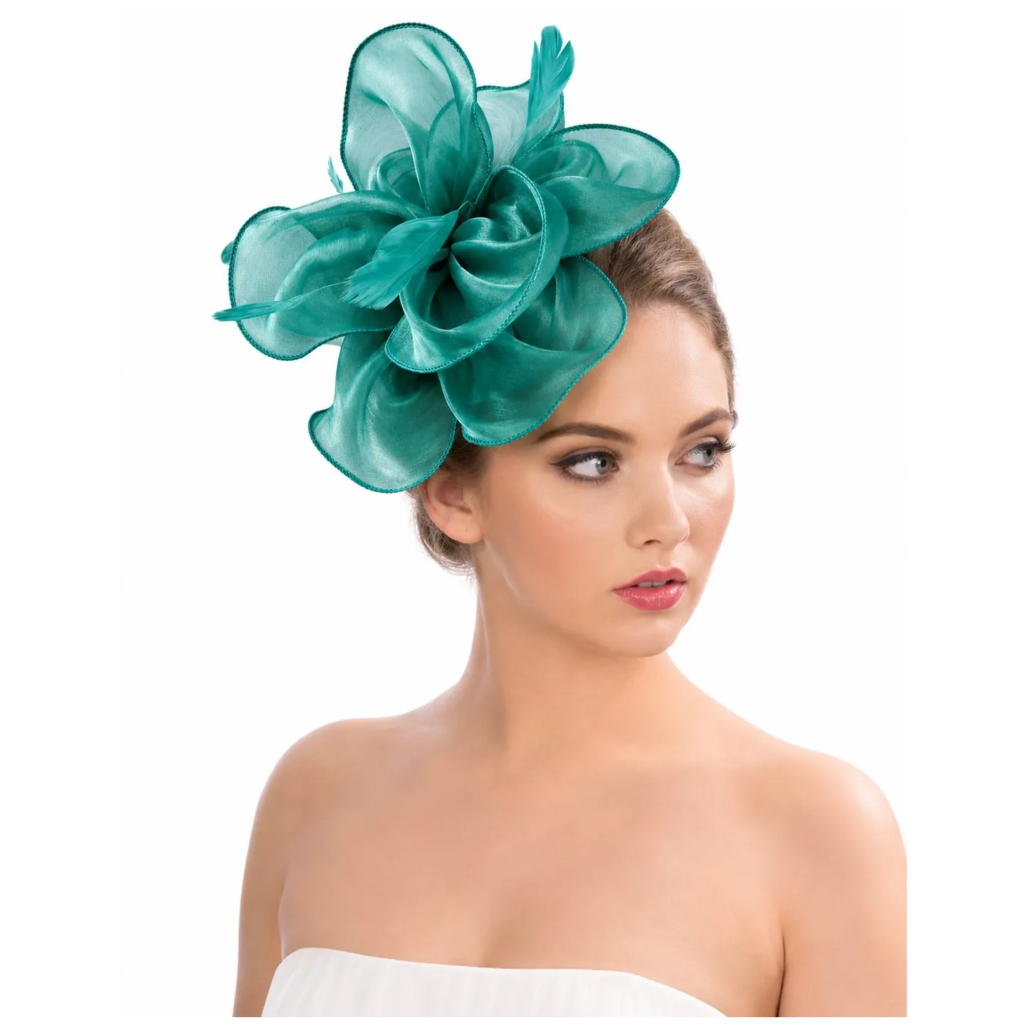 Lucie Green Ceremony Hat - Traclet Reference: 23727 | Chapellerie Traclet