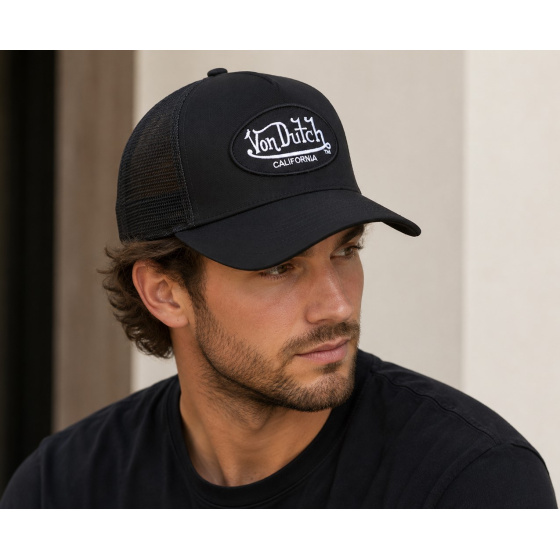 Casquette Trucker Cas Noire - Von Dutch