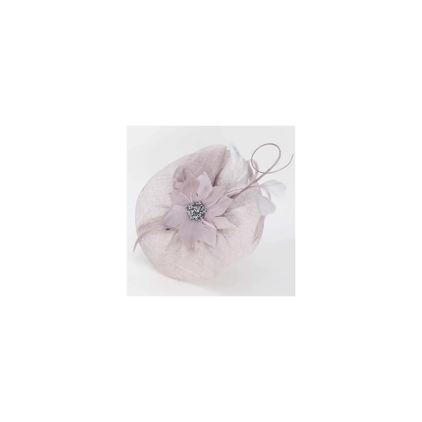 Zita Pearl Grey Ceremony Hat - Traclet Reference: 23733| Chapellerie Traclet