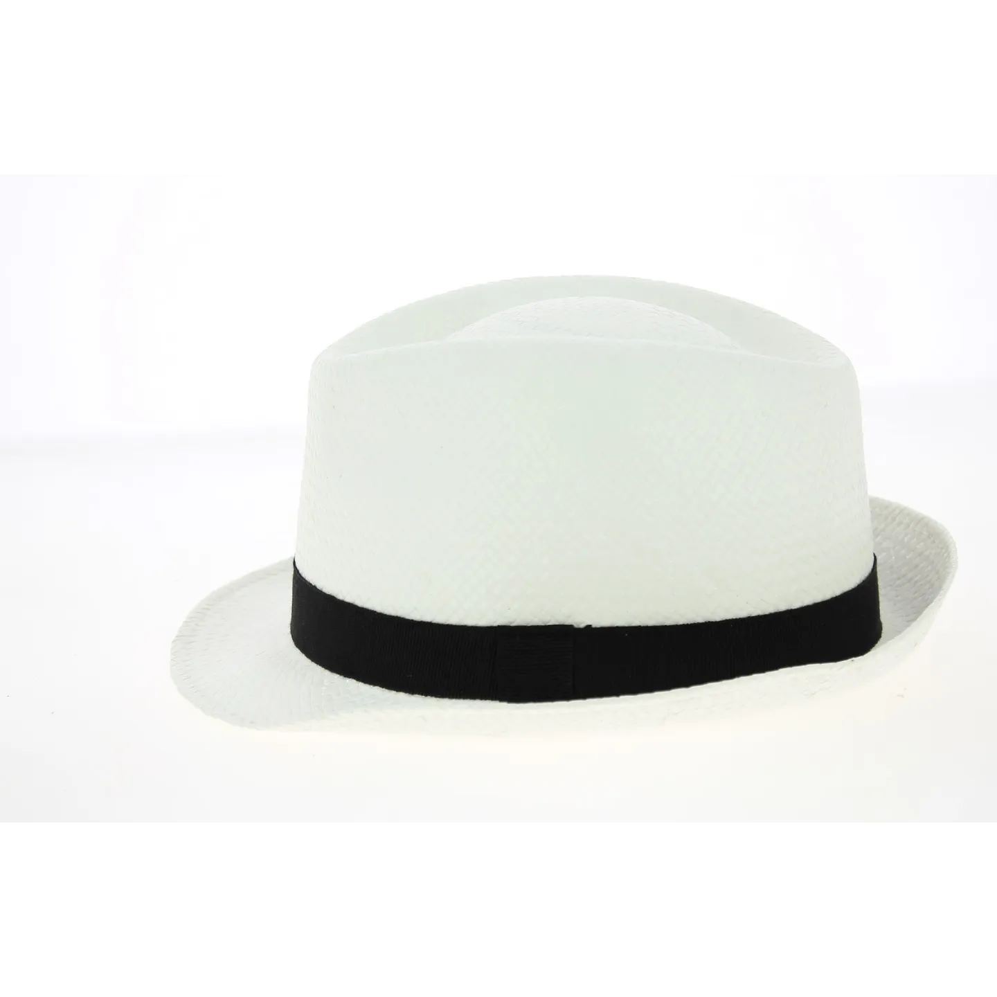 Trilby Hat Scapello White Paper Straw - Traclet Reference: 23734| Chapellerie Traclet