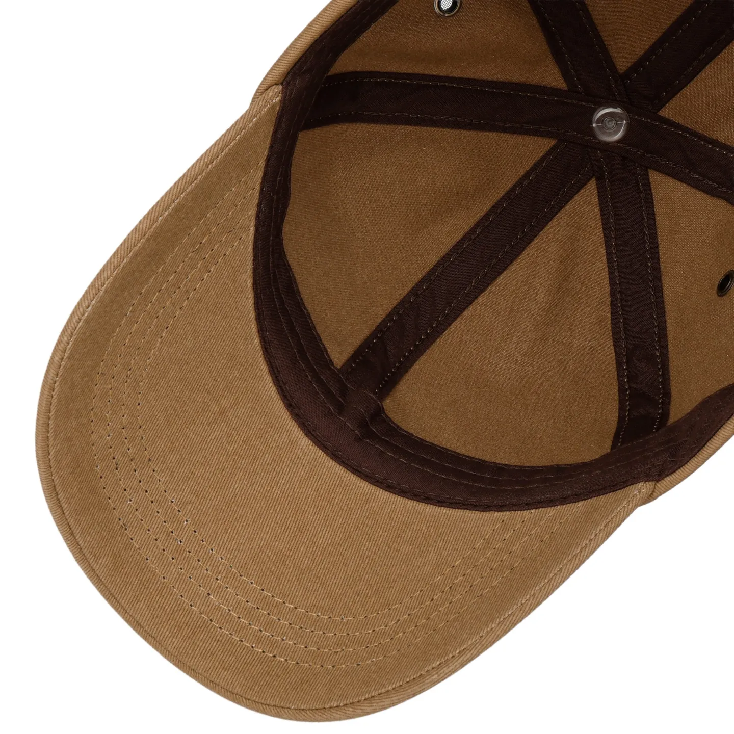 Kansas Cotton Baseball Cap Cognac - Stetson Reference: 23050| Chapellerie Traclet