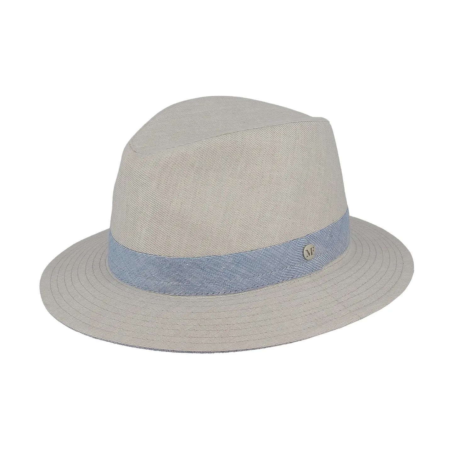Fedora Hat Aaron Linen Beige UPF 40+ - Flechet Reference: 23737| Chapellerie Traclet