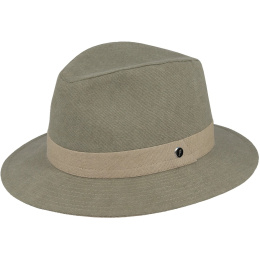 Chapeau Fedora Garibaldi Coton Kaki - Flechet