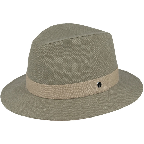 copy of Garibaldi Cotton Fedora Hat Beige - Flechet
