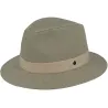 Fedora Hat Garibaldi Cotton Khaki - Flechet Reference: 23739| Chapellerie Traclet