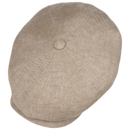 Casquette Hatteras Lin Bleu Beige - Stetson