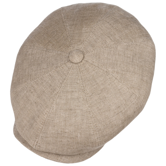 Casquette Hatteras Lin Bleu Beige - Stetson