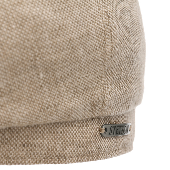 Hatteras Linen Blue Beige Cap - Stetson