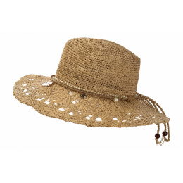 Chapeau Traveller Bohème Perla Raphia - Traclet