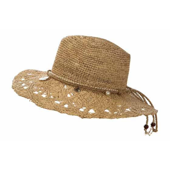 Chapeau Traveller Bohème Perla Raphia - Traclet