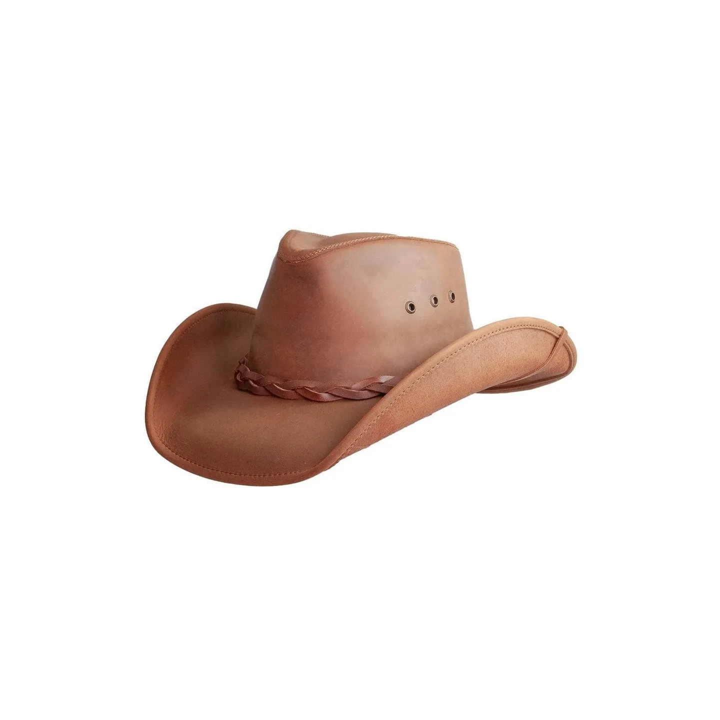 Chapeau Traveller Hollywood Cuir Camel - American Hat Makers  Reference : 23748| Chapellerie Traclet