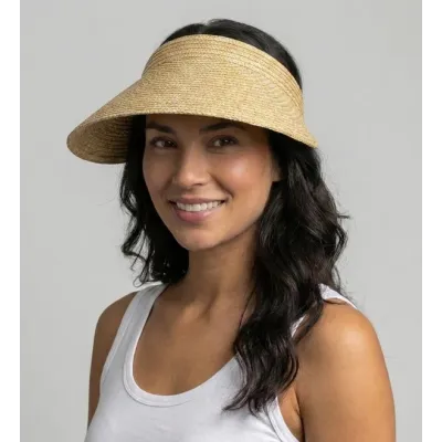 Casquette Visière Étéa Paille Naturelle