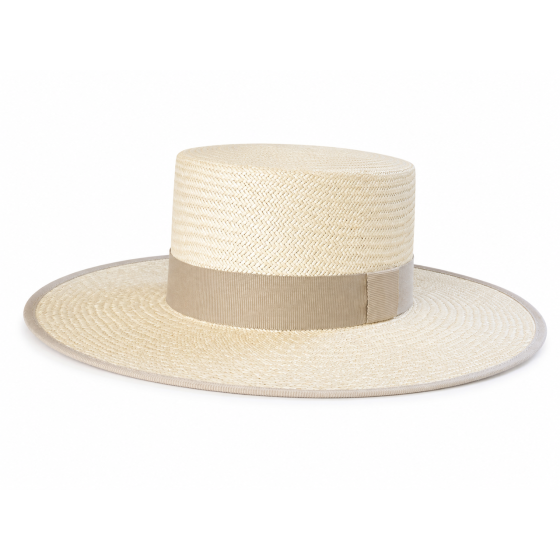 Cordobes Panama hat beige ribbon