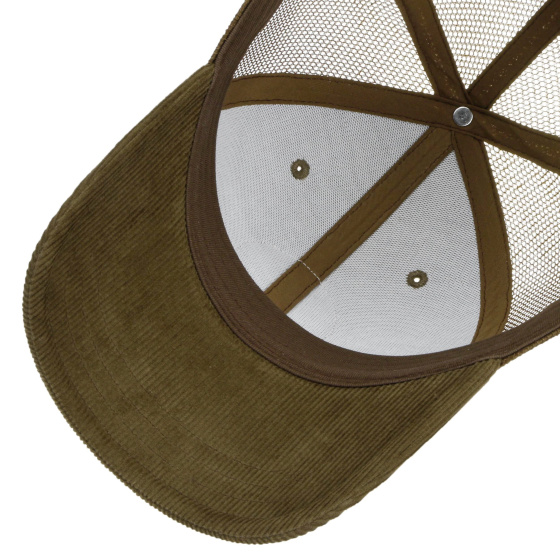 Casquette Baseball Leather Patch Olive - Stetson