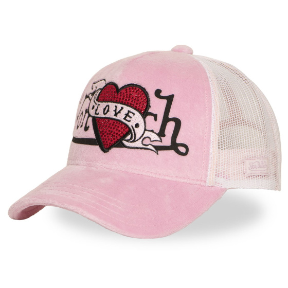 Casquette Baseball Sweet Heart Rose - Von Dutch