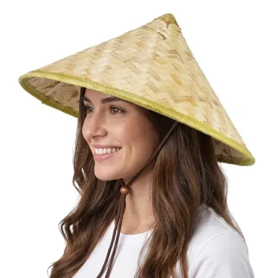 Chapeau Conique Hanoï Paille