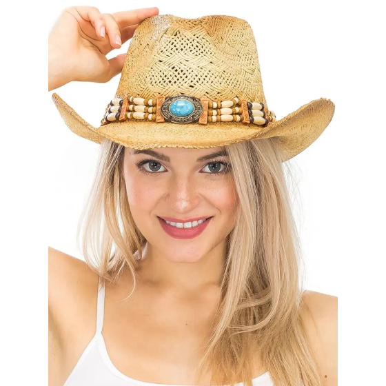 Cowboy Hat Colorado Natural Straw - Traclet