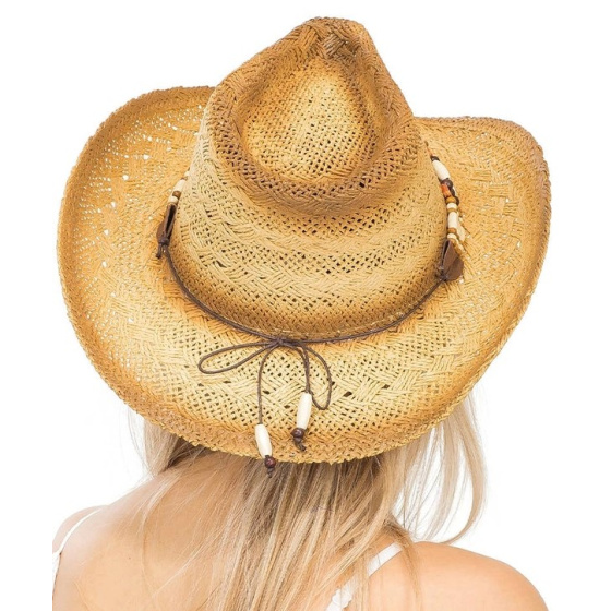 Chapeau Cowboy Colorado Paille Naturel - Traclet