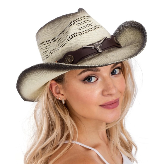 Chapeau Cowboy Texas Ranch Paille - Traclet