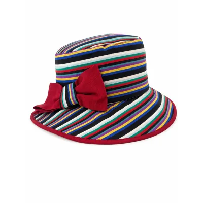 Chapeau cloche femme d'été coloré