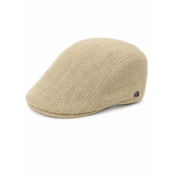 Casquette plate beige Gottmann