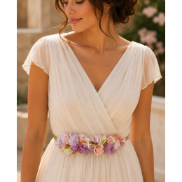 Ceinture Femme De Cérémonie Fleur d'Aurore - Traclet