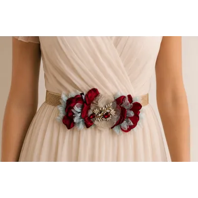 Women's Ceremony Belt Jardin Secret - Traclet - ref 23897 chapellerie traclet
