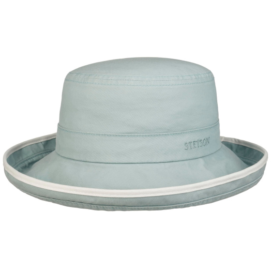 Lonoke Sky Blue Cotton UPF 40+ Women's Hat - Stetson