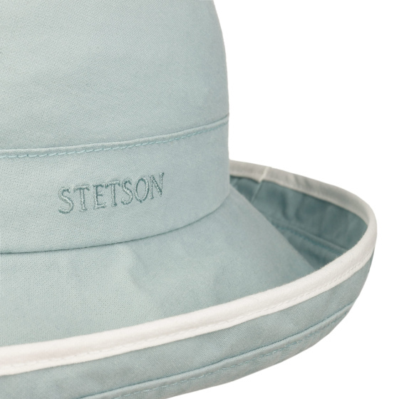 Lonoke Sky Blue Cotton UPF 40+ Women's Hat - Stetson