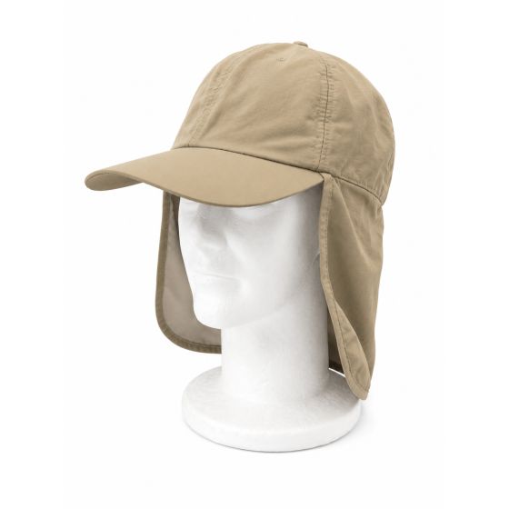 Casquette Sahara Kaki Large Protège-Nuque