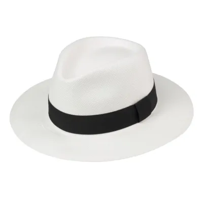 Fedora Hat Olbia Bleached Panama UPF 50+ - Traclet Reference: 23970| Chapellerie Traclet