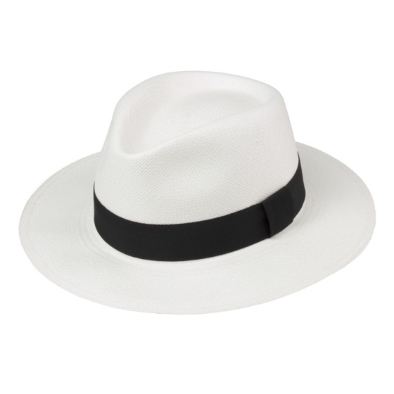 Chapeau Fedora Olbia Panama Blanchi UPF 50+ - Traclet