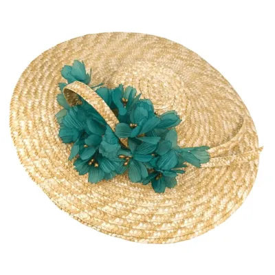Provençal Hat Esmeralda Natural Straw - Traclet Reference: 24016| Traclet Hat Shop
