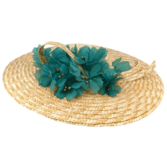 Provençal Hat Esmeralda Natural Straw - Traclet