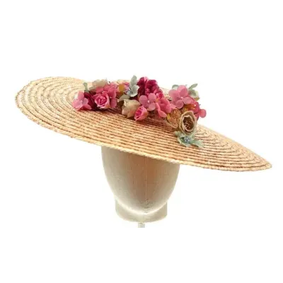 Chapeau Provençal Pamela Paille Naturelle - Traclet