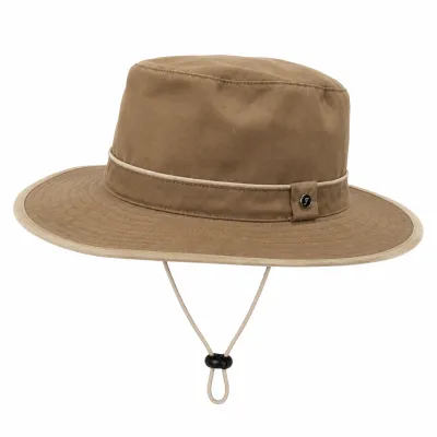 Chapeau traveller imperméable-Marron