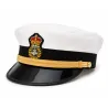 Casquette marin  pour Homme, Casquette De Capitaine Blanc et Noir