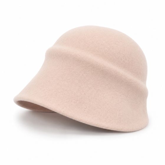 Cloche en feutre classique-Kiesel