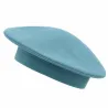 Béret doublé de couleur unie Bleu