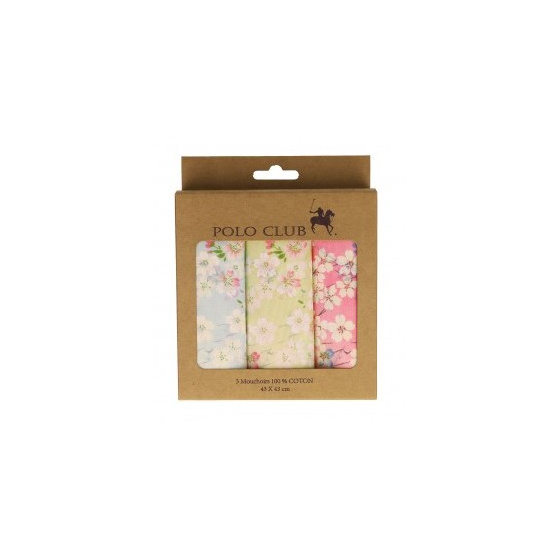 Flora Handkerchief Gift Box Different Colors