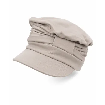 Taffta summer beige cap