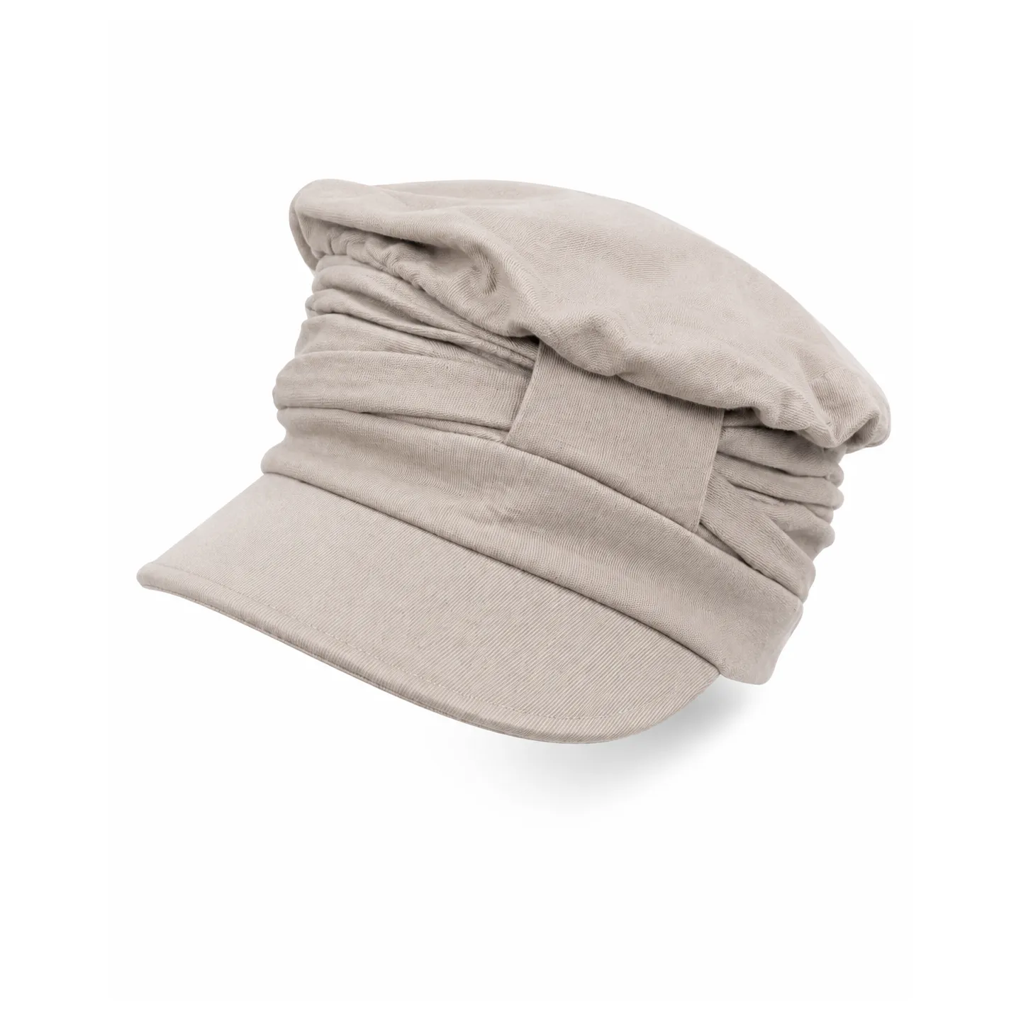 Taffta summer beige cap