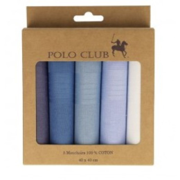 Gift Box 5 Handkerchiefs Harmony Different Colors