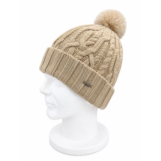 Pompom beanie