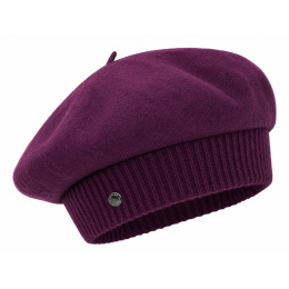 Louvre Plum Beret - Héritage by Laulhère