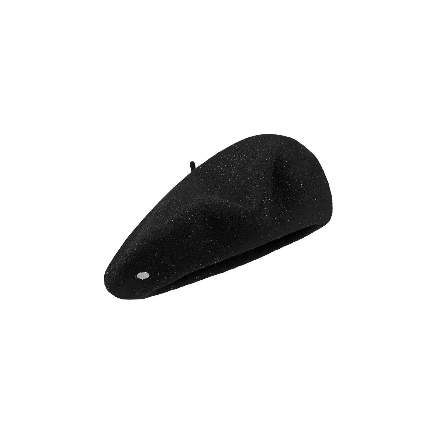Beret L'Authentique Black Silver Lurex - Héritage by Laulhère Reference: 24120| Chapellerie Traclet
