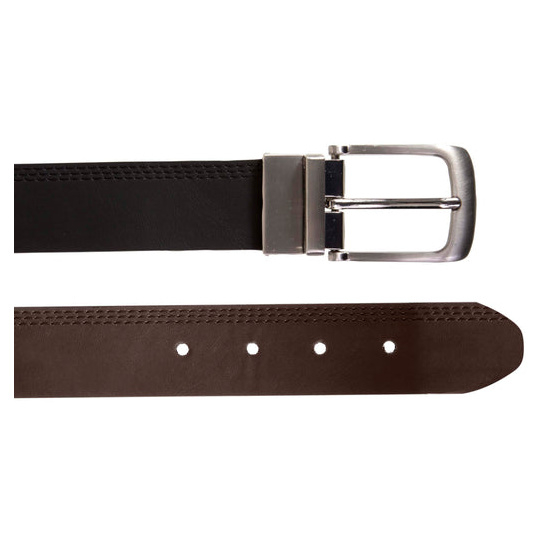 Men's black/brown belt