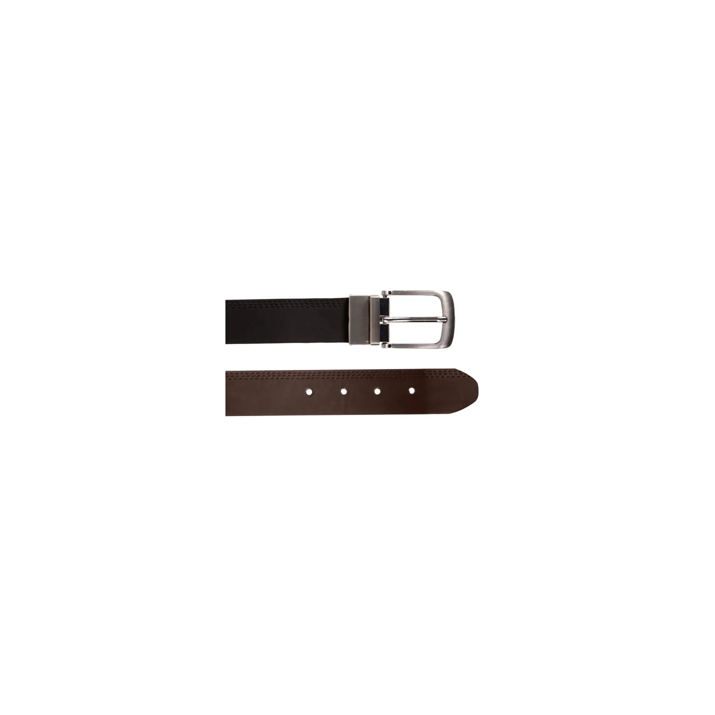 Ceinture homme noir/marron 105 CM-Ref24050
